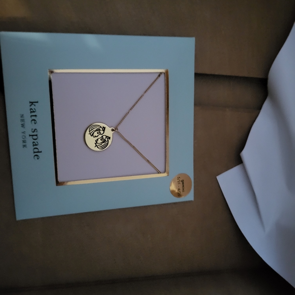 Kate Spade In the Stars Gemini Pendant Necklace - Picture 8 of 11
